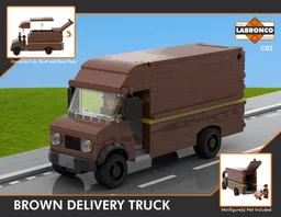 C02 - Brown Delivery Truck