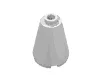 Cone 2 x 2 x 2, Open Stud / White