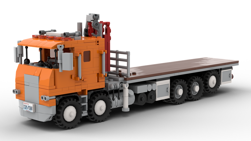 Lego White/Freightliner 10x4 Flatbed