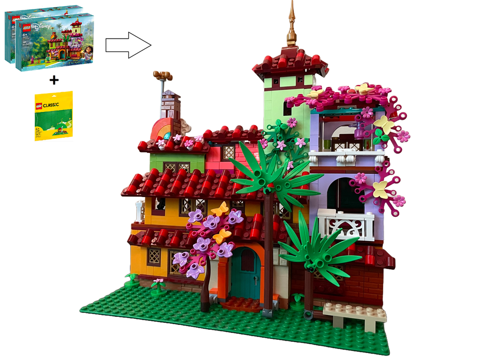 Lego Encanto Madrigal House Alternate build of 2x43202