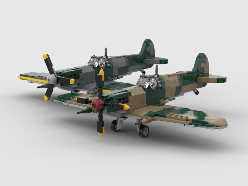 Lego Supermarine Spitfire Mk VB and MK VB V2 bundle