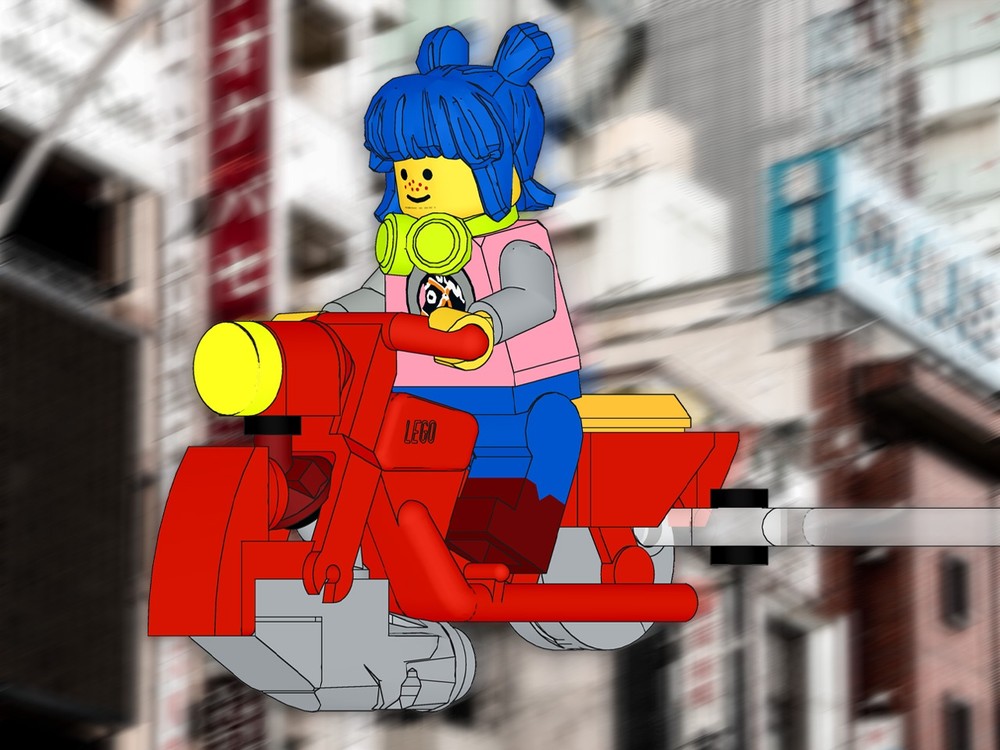 Lego New Hashima Hoverbike