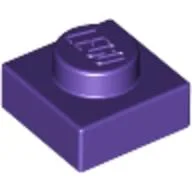 Plate 1 x 1 / Dark Purple