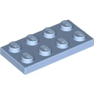Plate 2 x 4 / Bright Light Blue
