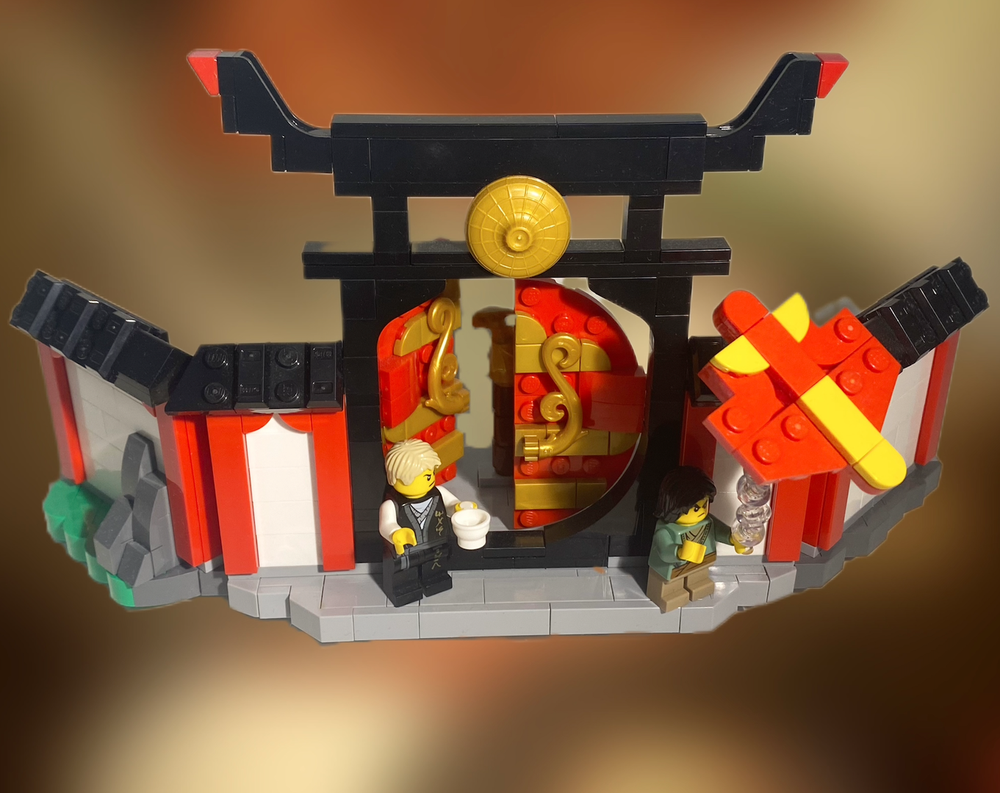 Lego Monastery Of Spinjitzu Diorama