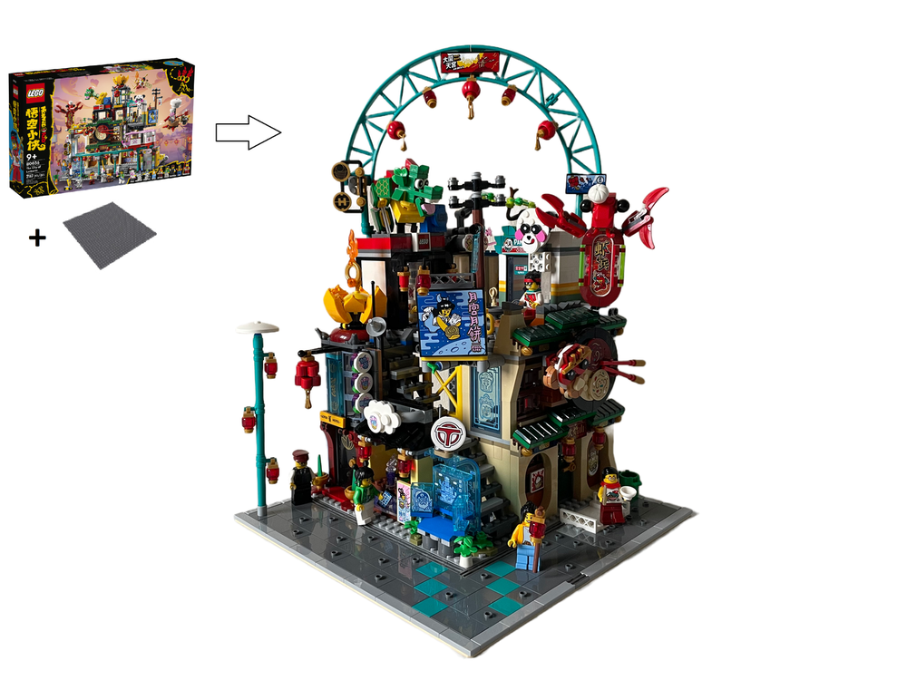 Lego 80036 City of Lanterns Corner Alternate Build