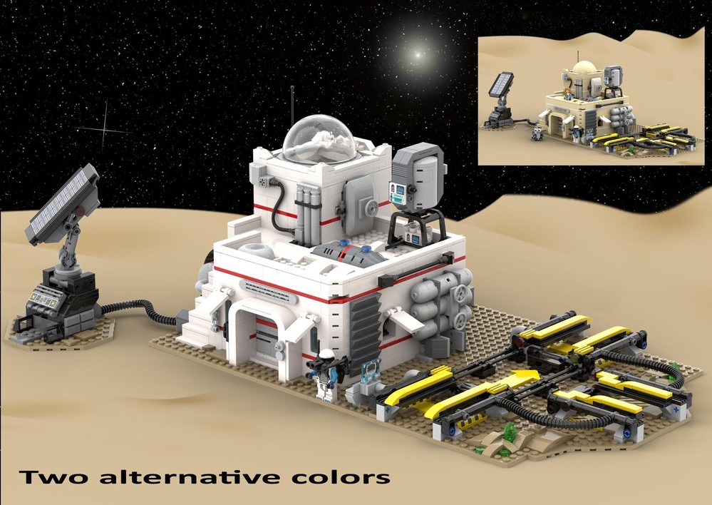 Lego Outpost Habitat