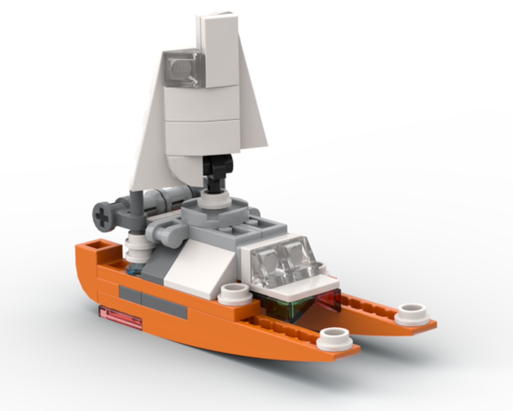 Lego Upside down Catamaran