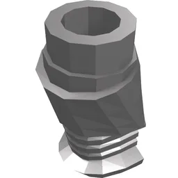Arm / Mech / Blaster / Flat Silver