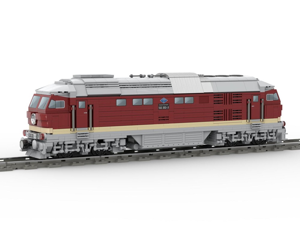 Lego Diesel Locomotive BR132 (version 3, motorized)