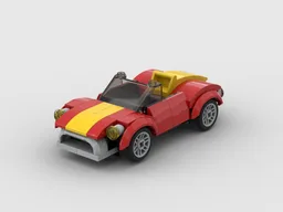 Red roadster
