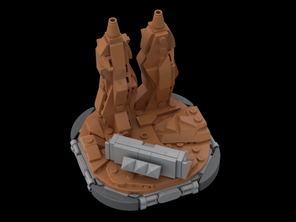 Lego Mini diorama of Geonosis