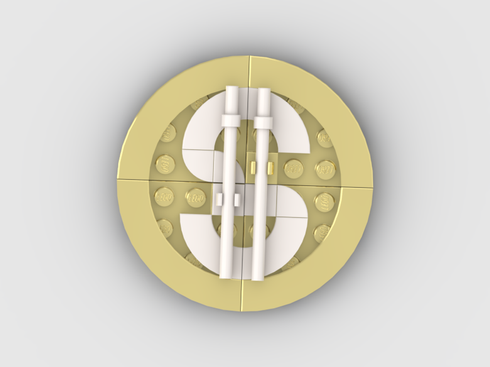 Lego United States Dollar play money