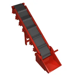 Conveyor Belt (Complete Assembly) / Red
