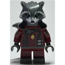 Rocket Raccoon in Dark Red Outfit