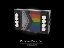Pronoun/Pride Pin