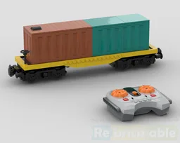 Motorized freight train car