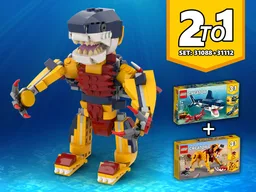 31112 + 31088 Shark King Alternative Build