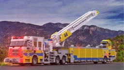 2017 Rosenbauer Commander Tiller Ladder Firetruck Ventura County