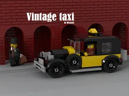 Vintage taxi