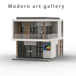 Modern art gallery