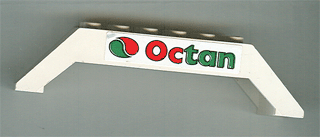 Lego Slope 45 10 x 2 x 2 Double with Octan Logo Pattern (Sticker) - Set 6582