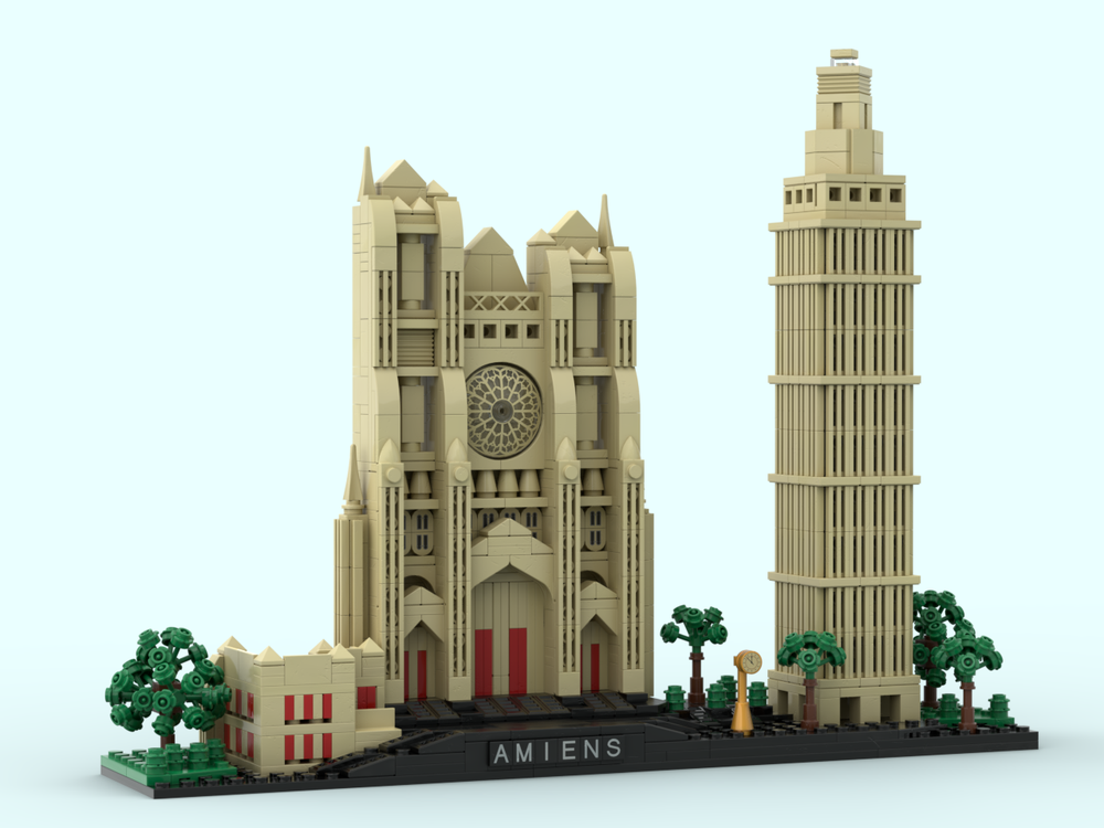 Lego Buildings of the City of Amiens