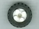 Wheel FreeStyle with Black Tire 30 x 10.5 with Offset Tread (6248 / 2346) / White