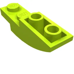 Brick Curved Inverted 4 x 1 / Lime