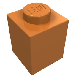 Brick 1 x 1 / Medium Nougat