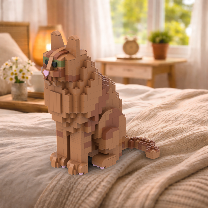 Lego Solid Orange Ginger Cat