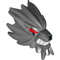 Large Figure Head Wolf Print