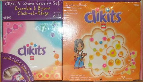 Lego Jewels-n-Bands Click-N-Store Jewelry Set Co-Pack