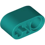 Technic Beam 1 x 2 Thick with Pin Hole and Axle Hole / Dark Turquoise