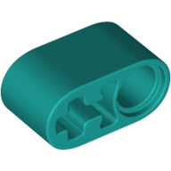 Lego Technic Beam 1 x 2 Thick with Pin Hole and Axle Hole / Dark Turquoise