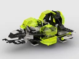 Black Tron Attack Ship