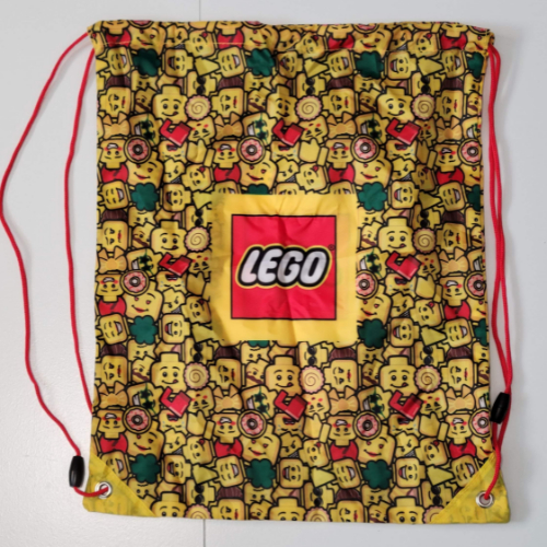 Lego Bag, Drawstring, Minifig Heads / [No Color/Any Color]
