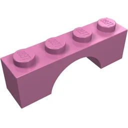 Brick Arch 1 x 4 / Dark Pink