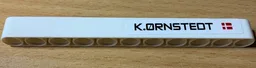 Technic, Liftarm Thick 1 x 11 with 'K.ORNSTEDT' and Denmark Flag Pattern (Sticker) - Set 42077