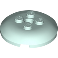 Lego Dish 4 x 4 with 4 Studs / Light Aqua