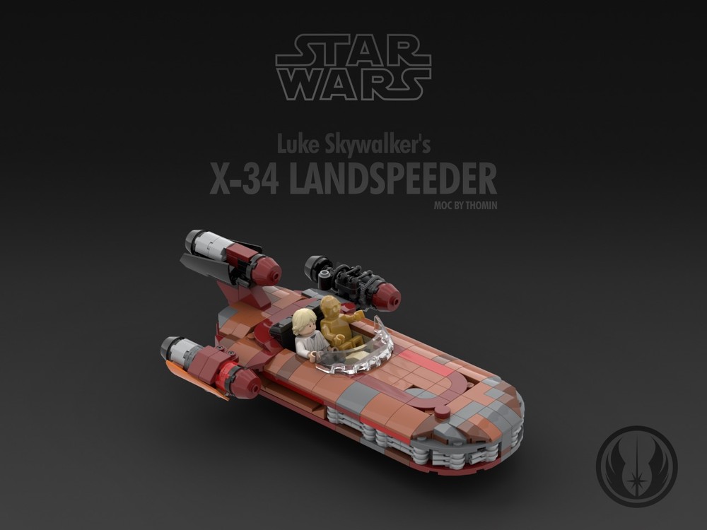 Lego Luke's X-34 Landspeeder