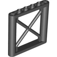 Support 1 x 6 x 5 Girder Rectangular / Black