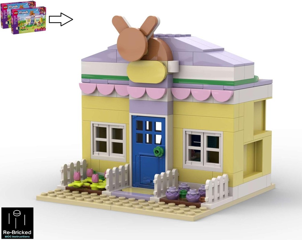 Lego Bunny Hotel Modular Alternate build of 2x42679