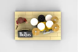 The Beatles: Ringo Starr Rooftop's Drumset