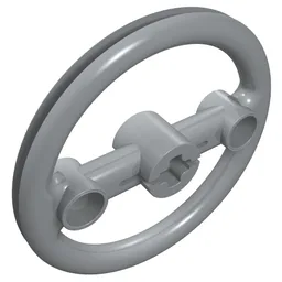 Technic Steering Pulley Large / Light Bluish Gray