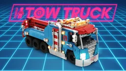 Almost Minifig Scale Tow Truck