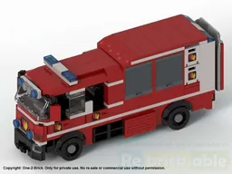 Fire Equipment Truck - Red/White Edition