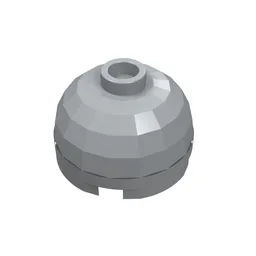 Brick Round 2 x 2 Dome Top, Hollow Stud / Light Bluish Gray