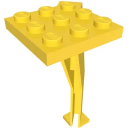 Support Crane Stand Single / Yellow