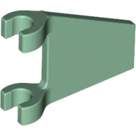 Flag 2 x 2 Trapezoid with Flat Area between Clips / Sand Green